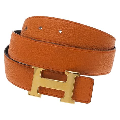hermes belt orange